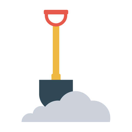 Digging tool Color Vector Icon which can easily modify or editのイラスト素材