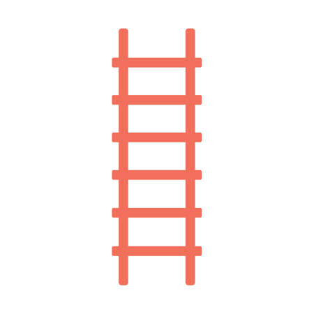 Carpentry ladder Color Vector Icon which can easily modify or editのイラスト素材