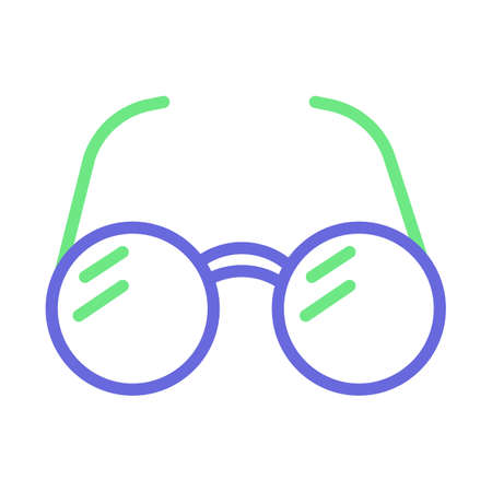 Eyeglass Isolated Vector icon which can easily modify or editのイラスト素材