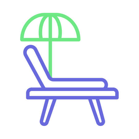Beach Isolated Vector icon which can easily modify or editのイラスト素材
