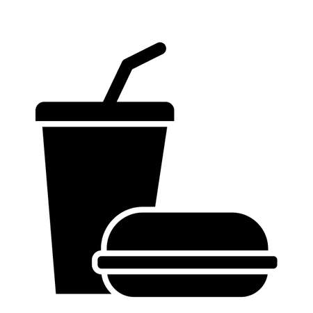 Burger Isolated Vector icon which can easily modify or editのイラスト素材