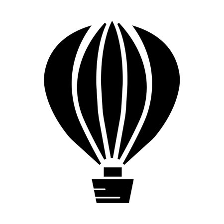 Air balloon Isolated Vector icon which can easily modify or editのイラスト素材