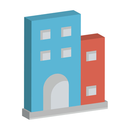 Flats Isolated Vector iconのイラスト素材