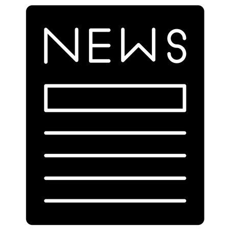 Newspaper  Which Can Easily Modify Or Editのイラスト素材