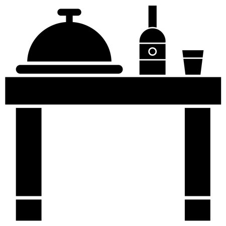 Food Service  Which Can Easily Modify Or Editのイラスト素材