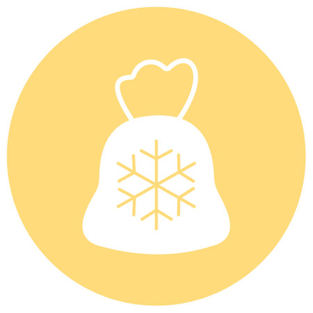 Santa bag which can easily modify or editのイラスト素材