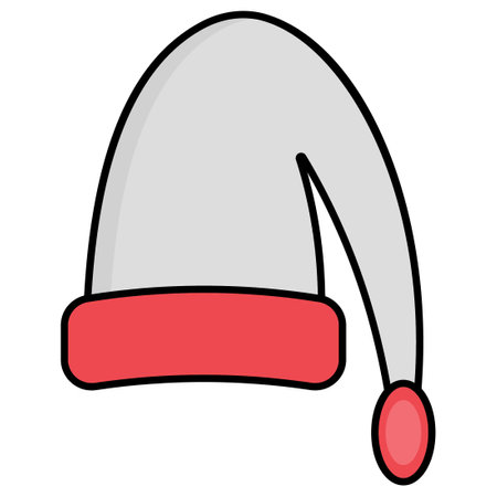 santa cap  which can easily modify or editのイラスト素材