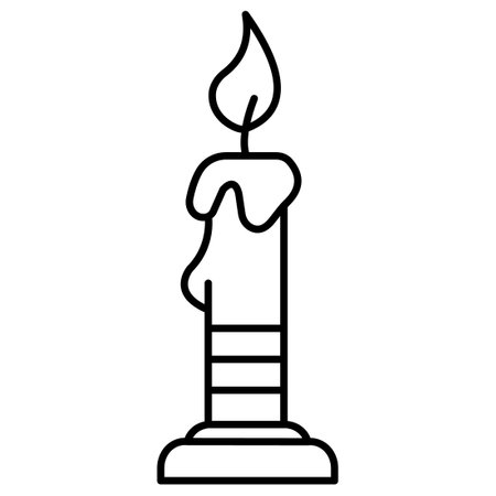 Candle  Which Can Easily Modify Or Editのイラスト素材