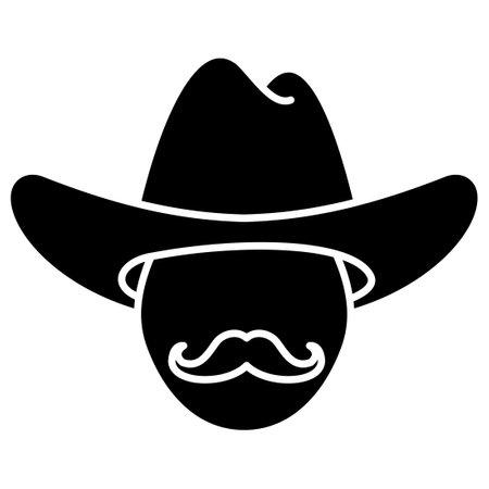 Cowboy  Which Can Easily Modify Or Editのイラスト素材