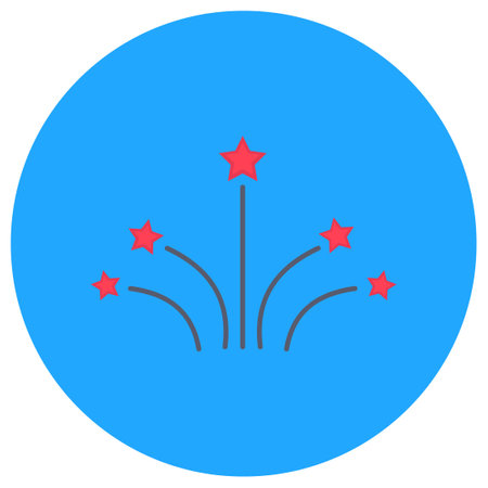 Shooting Star  which can easily edit or modifyのイラスト素材