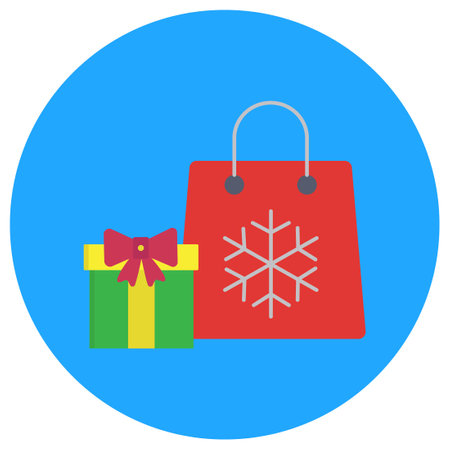 Present Bag   which can easily edit or modifyのイラスト素材
