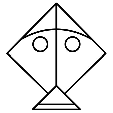 Kite  Which Can Easily Modify Or Editのイラスト素材