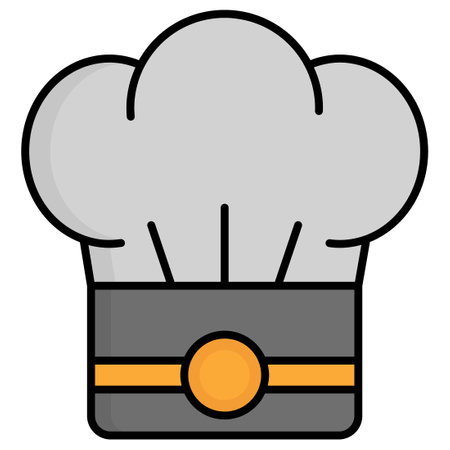 Chef hat  Which Can Easily Modify Or Editのイラスト素材