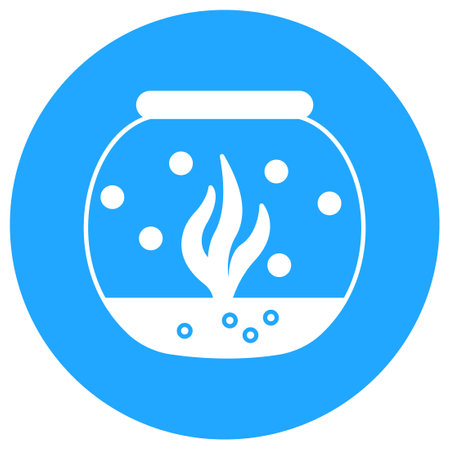 Fishbowl  Which Can Easily Modify Or Editのイラスト素材