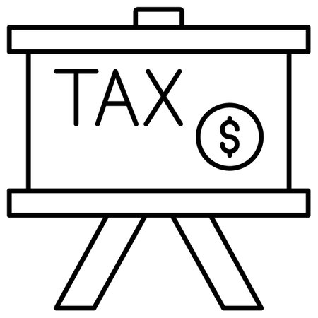 Advance Tax Planning  Which Can Easily Modify Or Editのイラスト素材