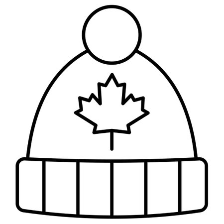 Canada Cap which can easily modify or editのイラスト素材
