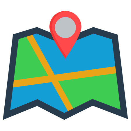 Map location which can easily  modify or editのイラスト素材