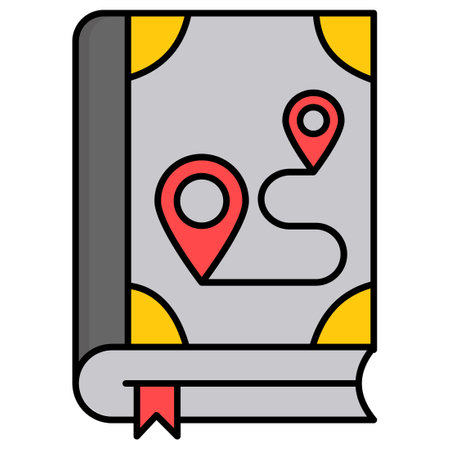 Direction book which can easily  modify or editのイラスト素材