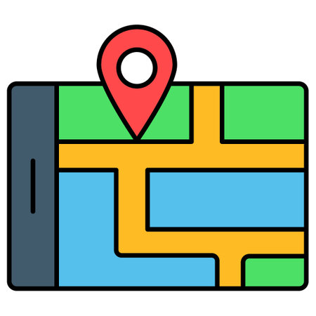 Street map which can easily  modify or editのイラスト素材