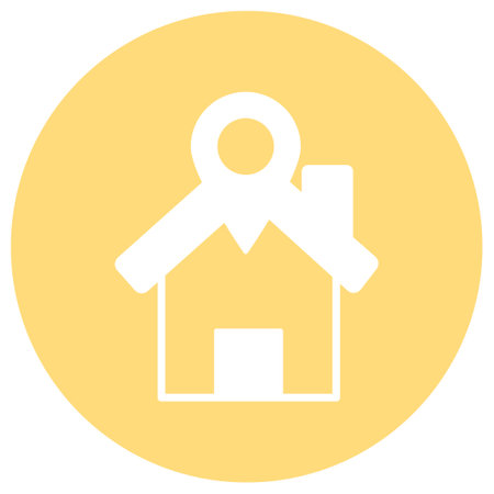 House location  which can easily  modify or editのイラスト素材