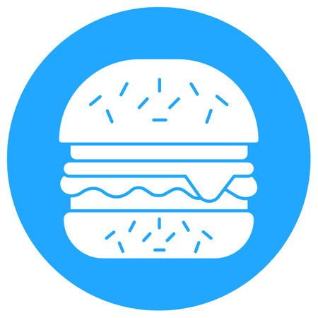 Burger which can easily modify or editのイラスト素材