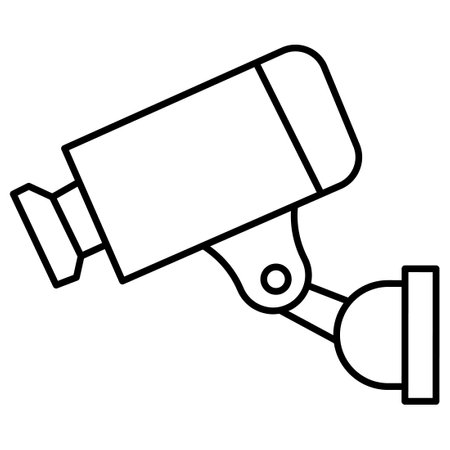 Cctv Camera Which Can Easily Modify Or Editのイラスト素材