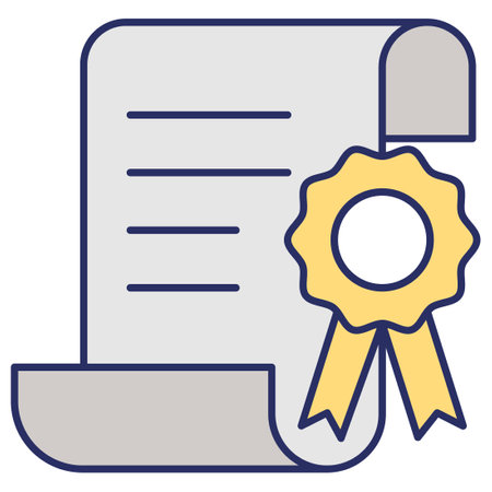 Certificate Which Can Easily Modify Or Editのイラスト素材