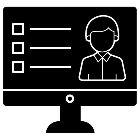 Online Biodata Which Can Easily Modify Or Editのイラスト素材