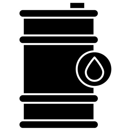 Oil tank   which can easily modify or editのイラスト素材