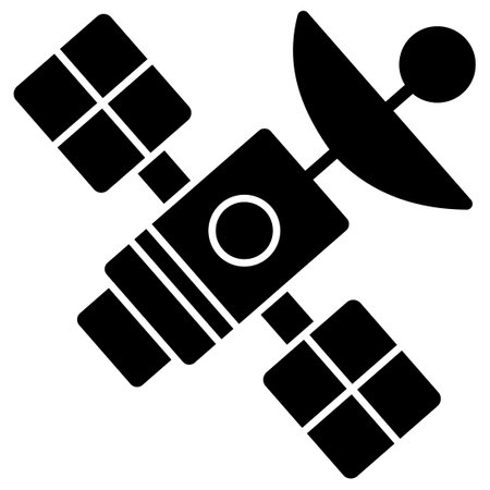 Satellite   which can easily modify or editのイラスト素材