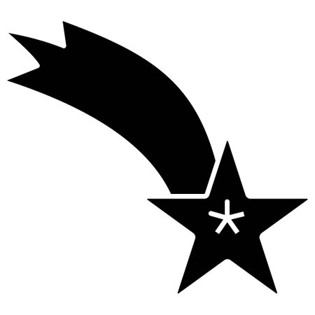 Shooting star which can easily modify or editのイラスト素材