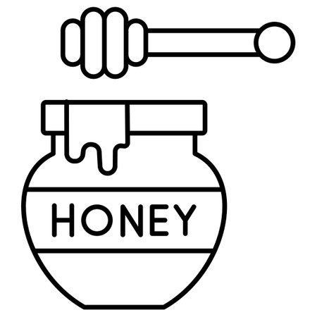 Honey Jar Which Can Easily Modify Or Editのイラスト素材
