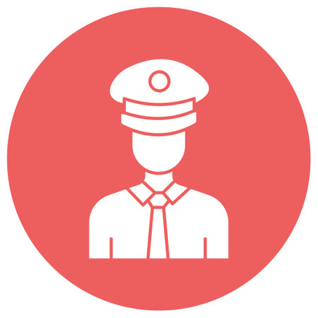 Captain   which can easily modify or editのイラスト素材