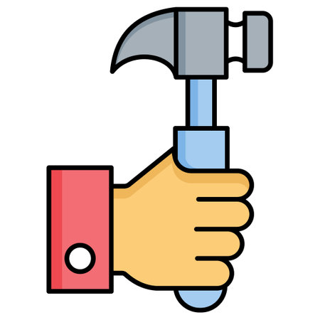 Hammer  Which Can Easily Modify Or Editのイラスト素材