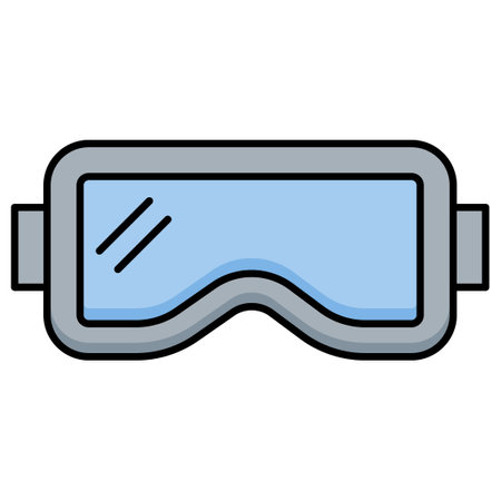 Safety glass  Which Can Easily Modify Or Editのイラスト素材