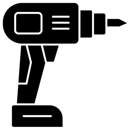 Drill machine  Which Can Easily Modify Or Editのイラスト素材