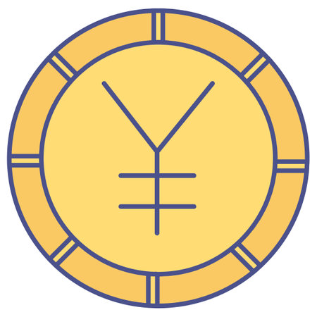 Yen Which Can Easily Modify Or Editのイラスト素材