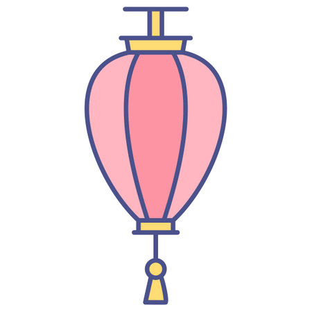 Japanese Lamp Which Can Easily Modify Or Editのイラスト素材