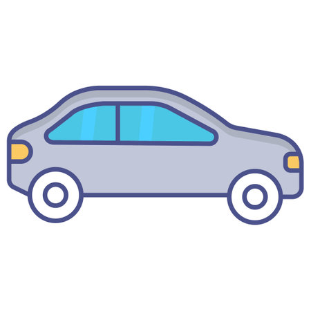 Car Which Can Easily Modify Or Editのイラスト素材