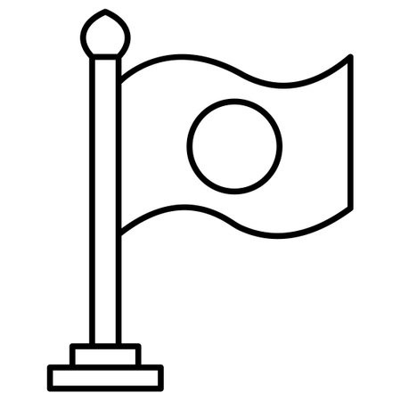 Flag  Which Can Easily Modify Or Editのイラスト素材