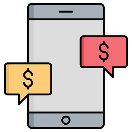 Phone chat  which can easily modify or editのイラスト素材