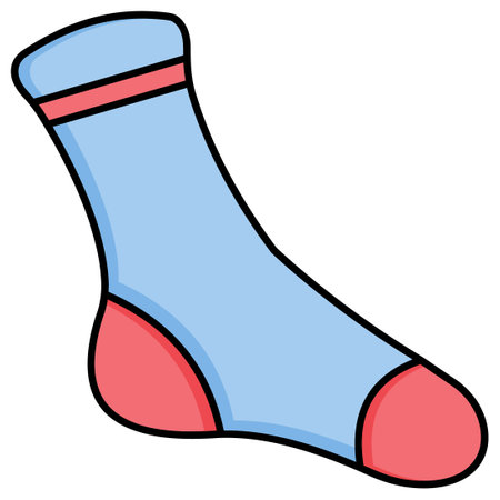 socks  Which Can Easily Modify Or Editのイラスト素材