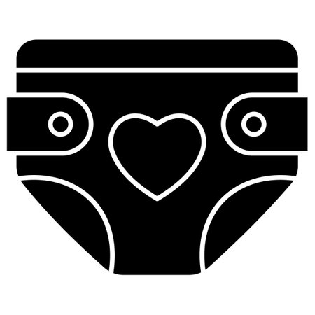 Baby Diaper Which Can Easily Modify Or Editのイラスト素材