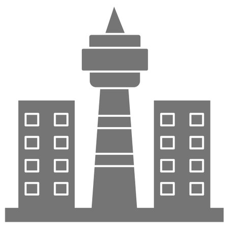 Cn Tower which can easily modify or editのイラスト素材