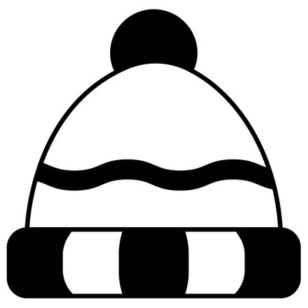 Winter Hat which can easily modify or editのイラスト素材