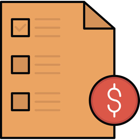 Invoice which can easily edit or modifyのイラスト素材