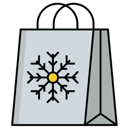 Shopping bag Which Can Easily Modify Or Editのイラスト素材