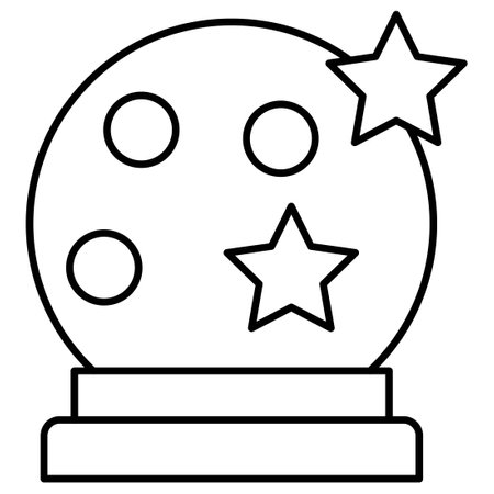 Crystal Ball Which Can Easily Modify Or Editのイラスト素材