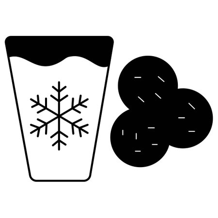 Milk Cookie which can easily modify or editのイラスト素材