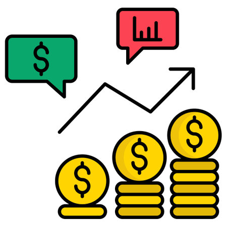 Trade Growth Which Can Easily Modify Or Editのイラスト素材